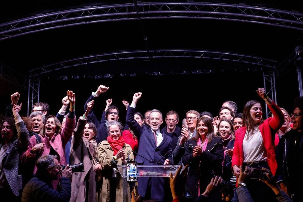 French Left Retains Control of Paris and Other Major Cities