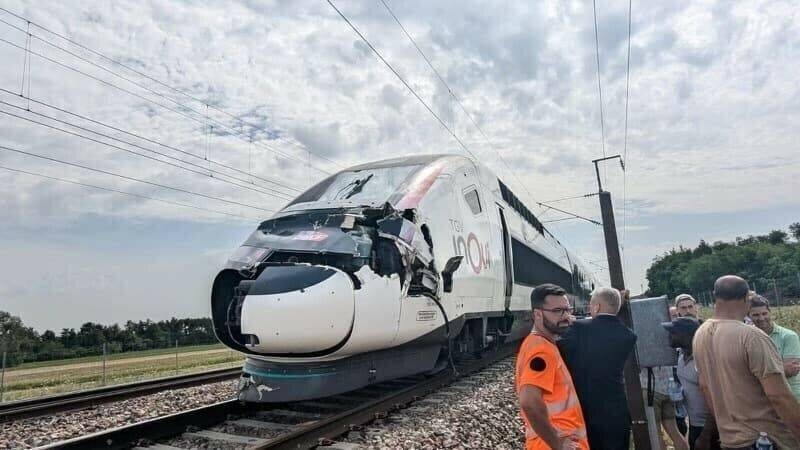 Нарушение движения поездов во Франции из-за повреждений, вызванных штормом