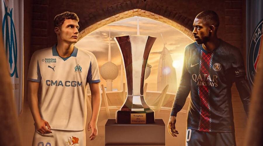 Paris Saint-Germain vs Marseille in French Super Cup