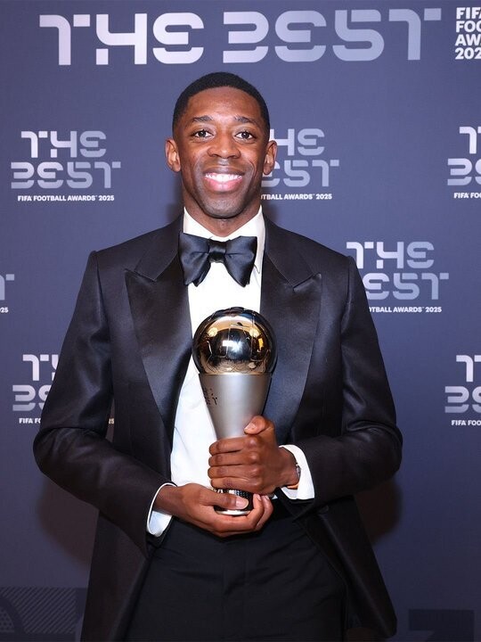 Dembélé Named FIFA's Best Player of the Year