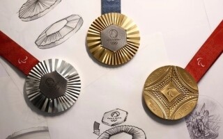 Переработанные металлы, использованные для медалей Олимпиады в Париже